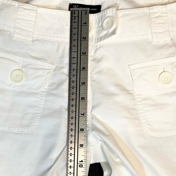 INC Capri Pants with Button Accents Size 4 - Picture 5 of 8